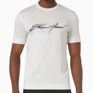 Emporio Armani Signature White Tee
